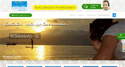 Desktop Screenshot of imoveisaluguelbombinhas.com.br